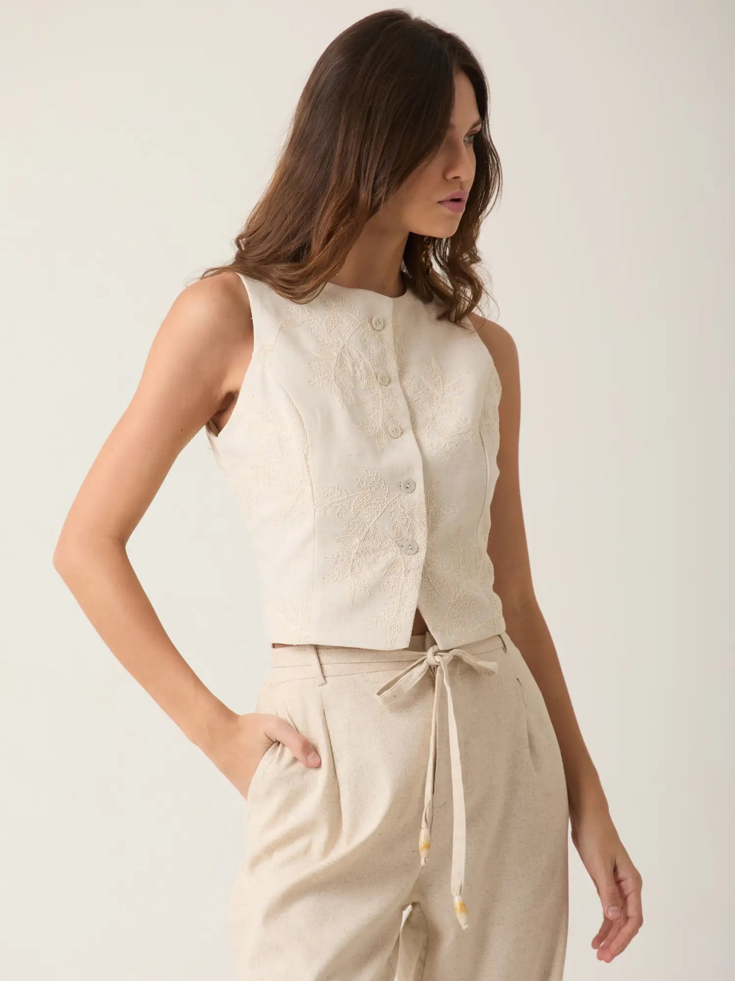 Blusa Teresina Beige