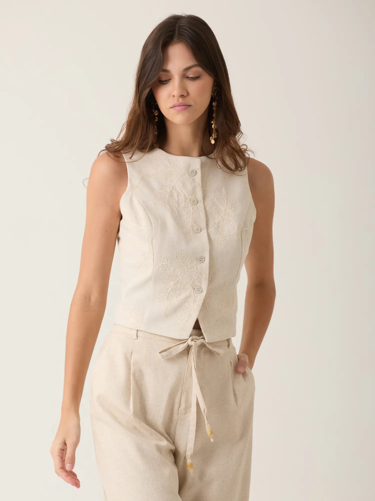 Blusa Teresina Beige