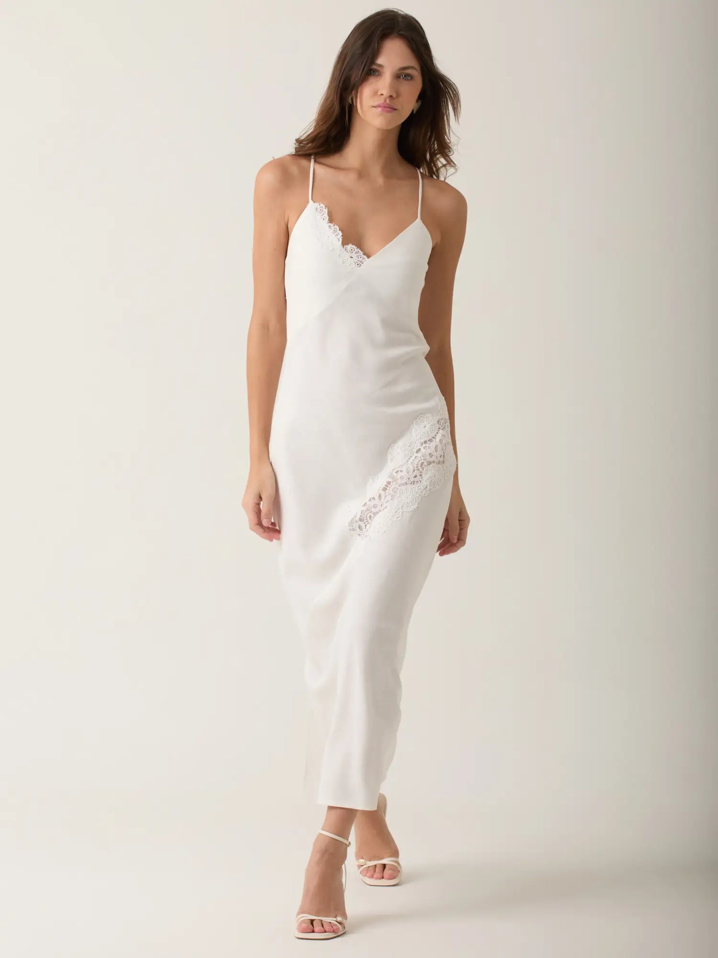 Vestido Largo Renisa Blanco