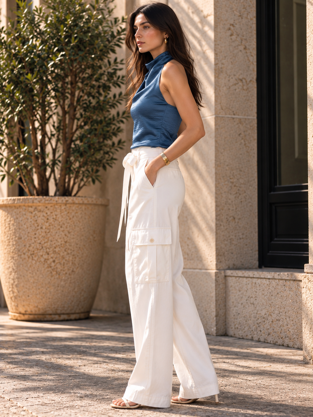 Blusa Oyuki Indigo