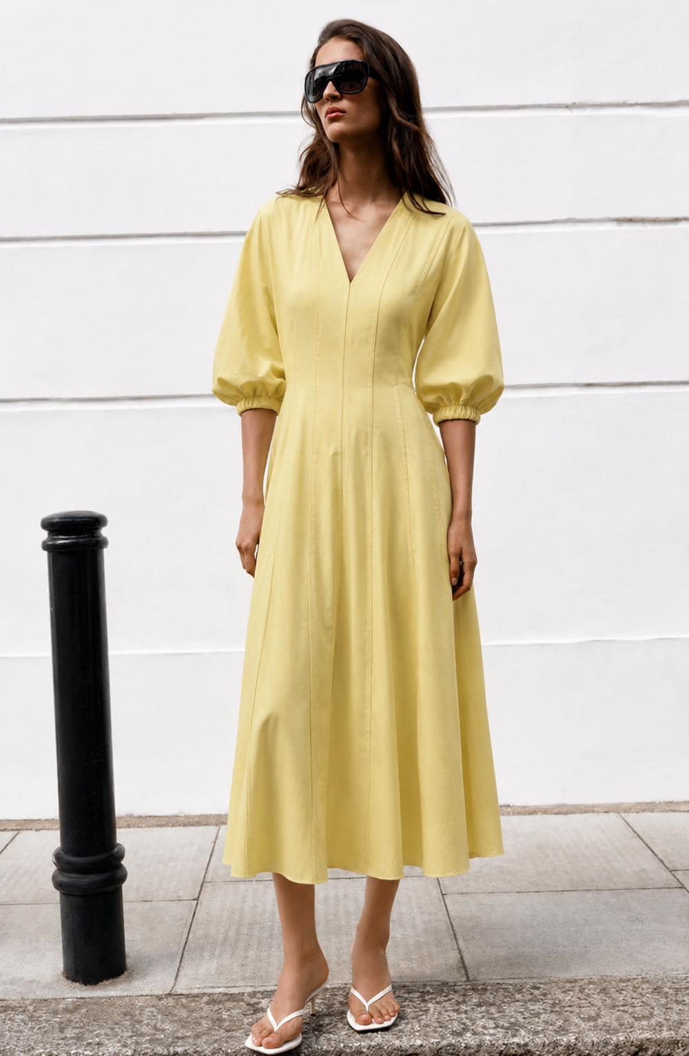 Vestido Largo Clare Amarillo