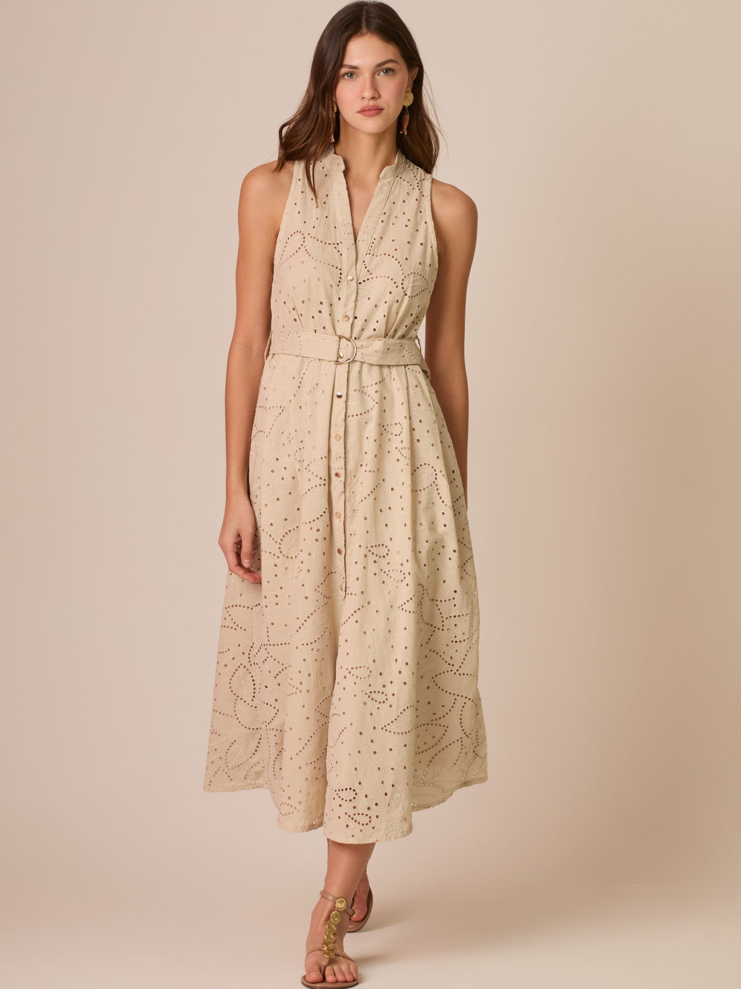 Vestido Largo Liotta Sand