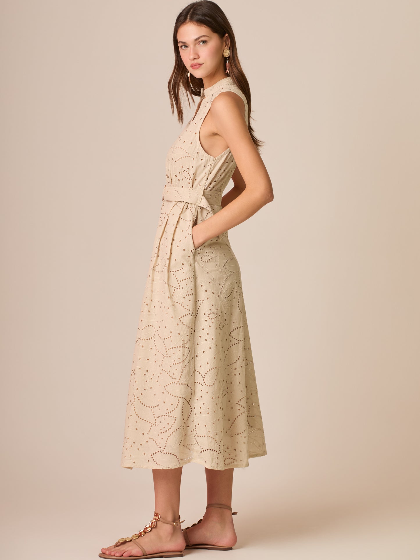 Vestido Largo Liotta Sand