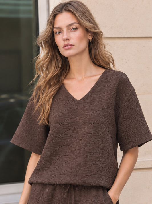 Blusa Terra Cafe