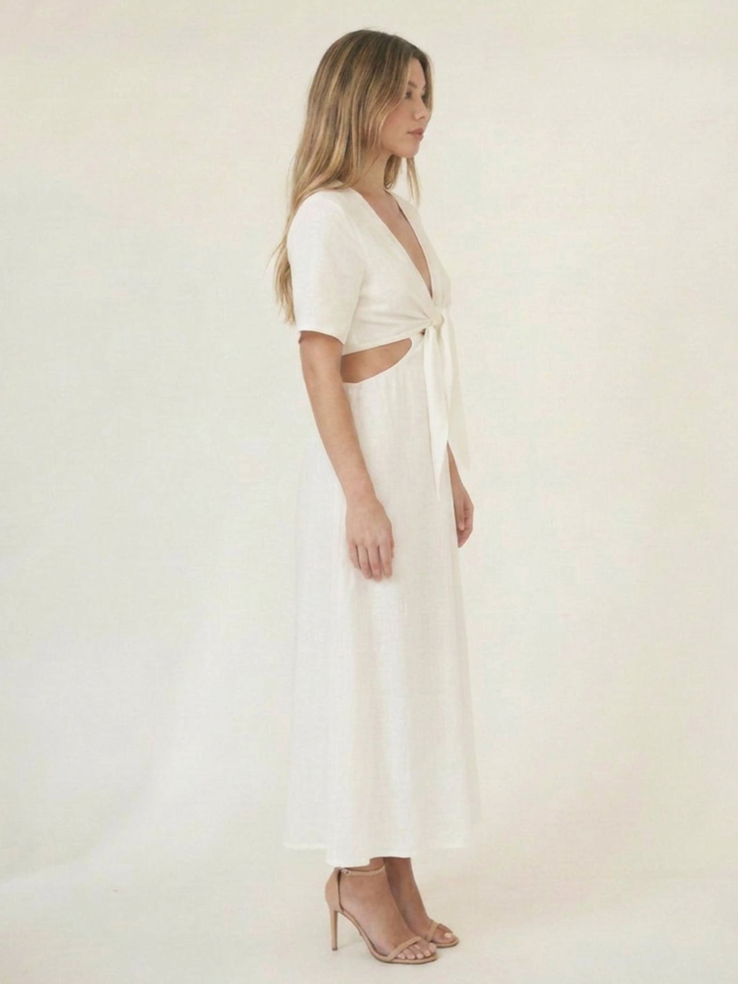 Vestido Largo Luciana Natural