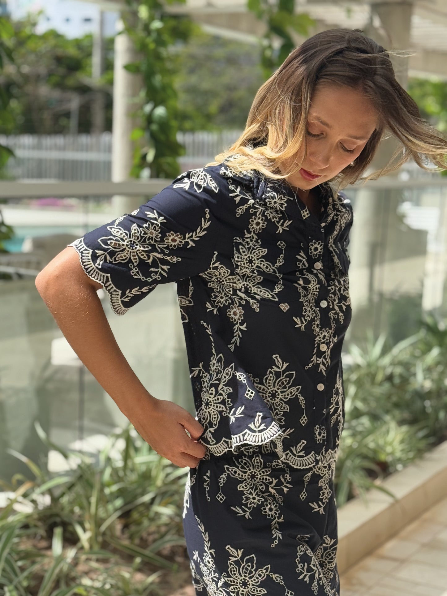 Blusa Caserta Navy