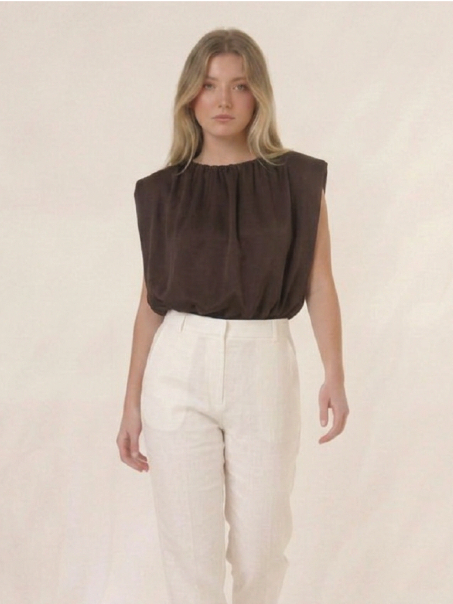 Blusa Kingham Cafe