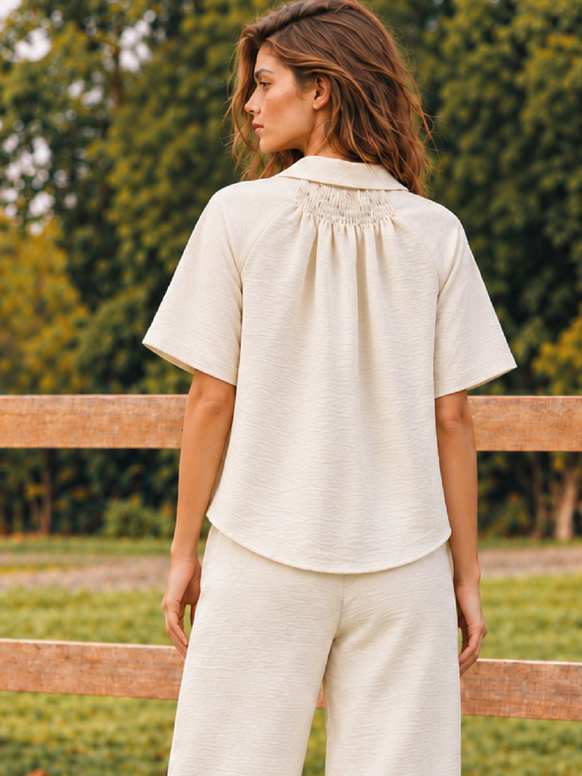 Blusa Zahos Ivory