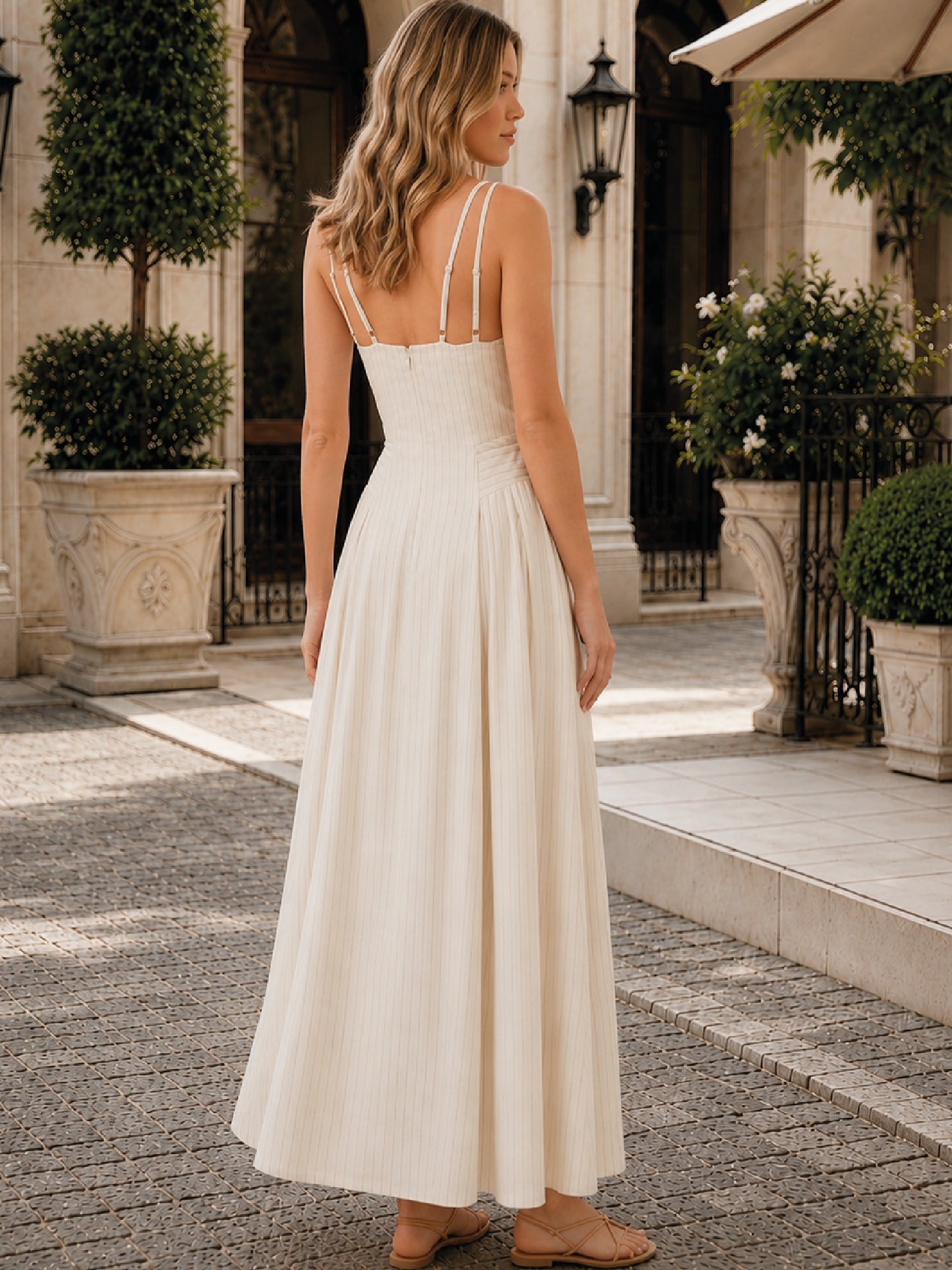 Vestido Largo Ikia Natural