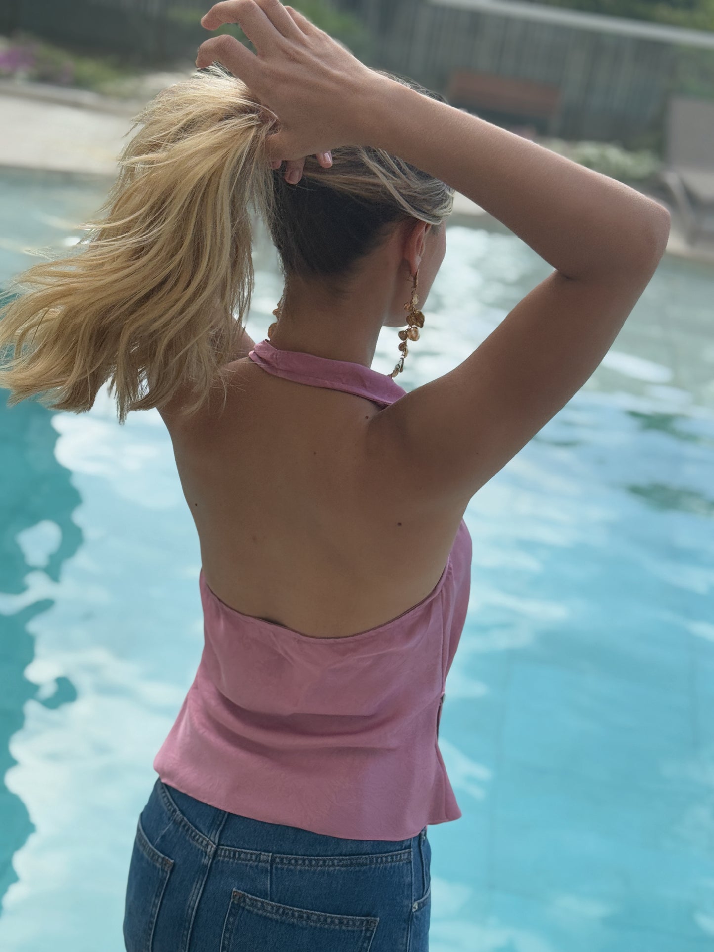 Blusa Organica Rosa