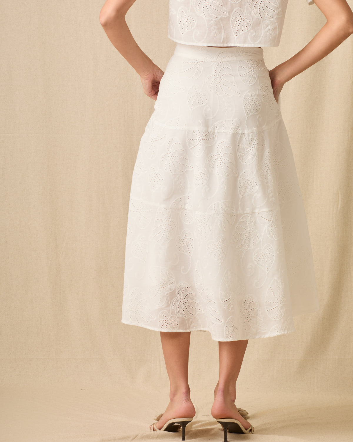 Falda Larga Eloizza Blanco