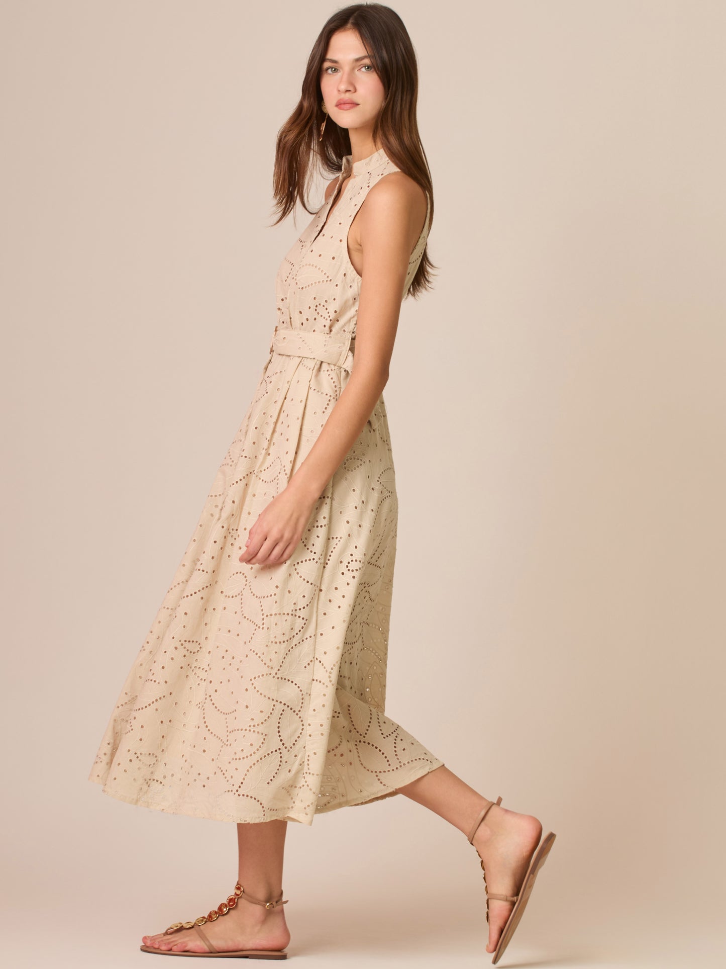 Vestido Largo Liotta Sand