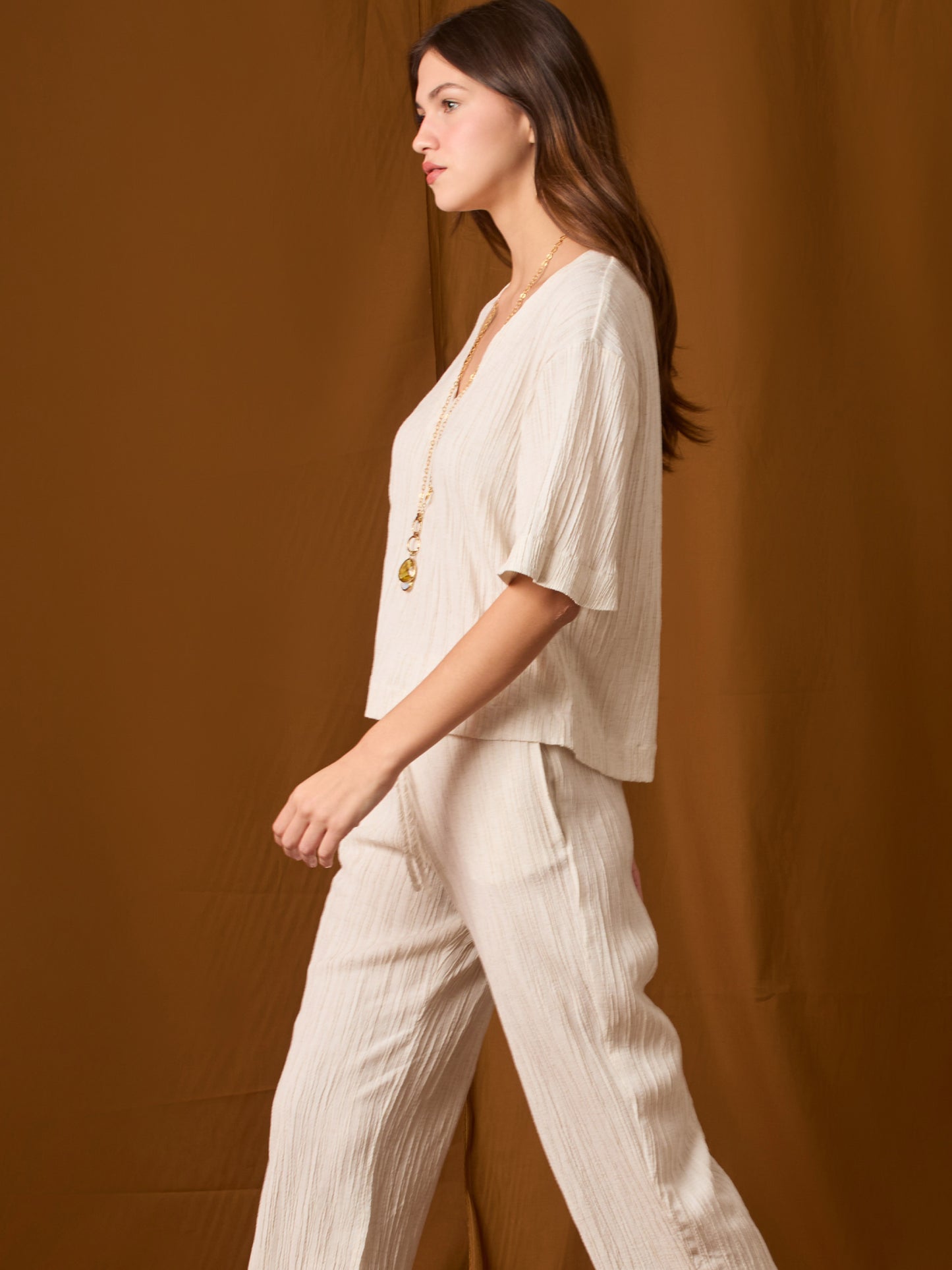 Blusa Picasso Blanco Perla