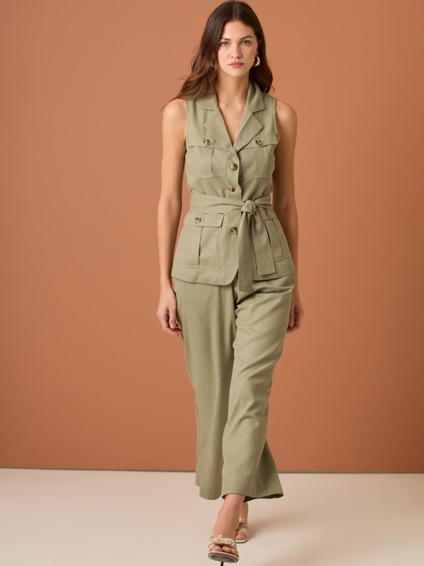 Pantalon Largo Africa Olivo