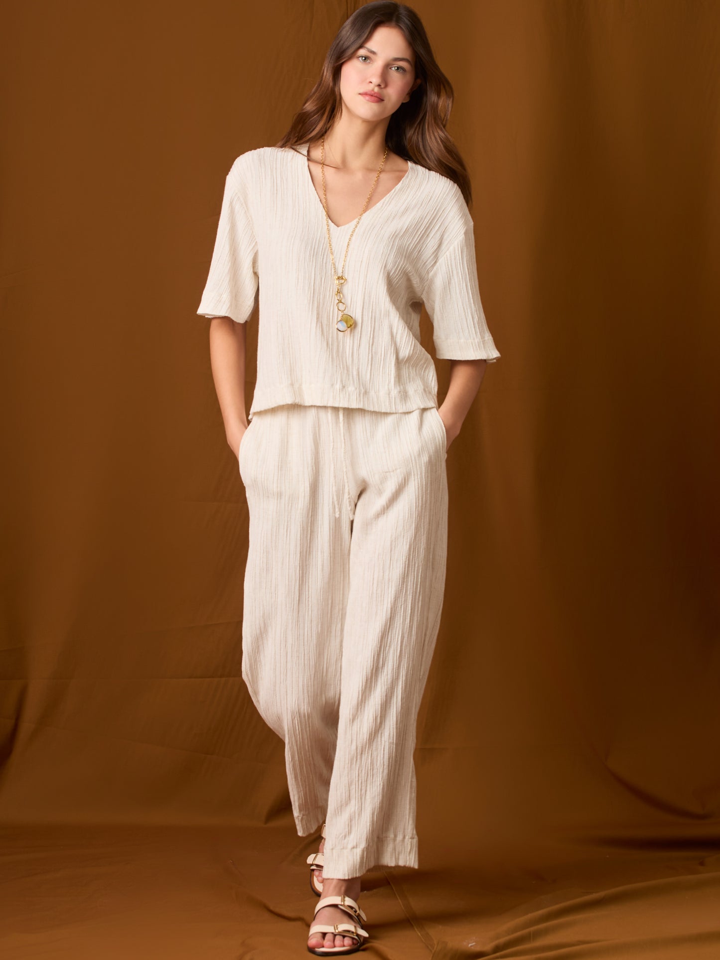 Pantalón Picasso Blanco Perla