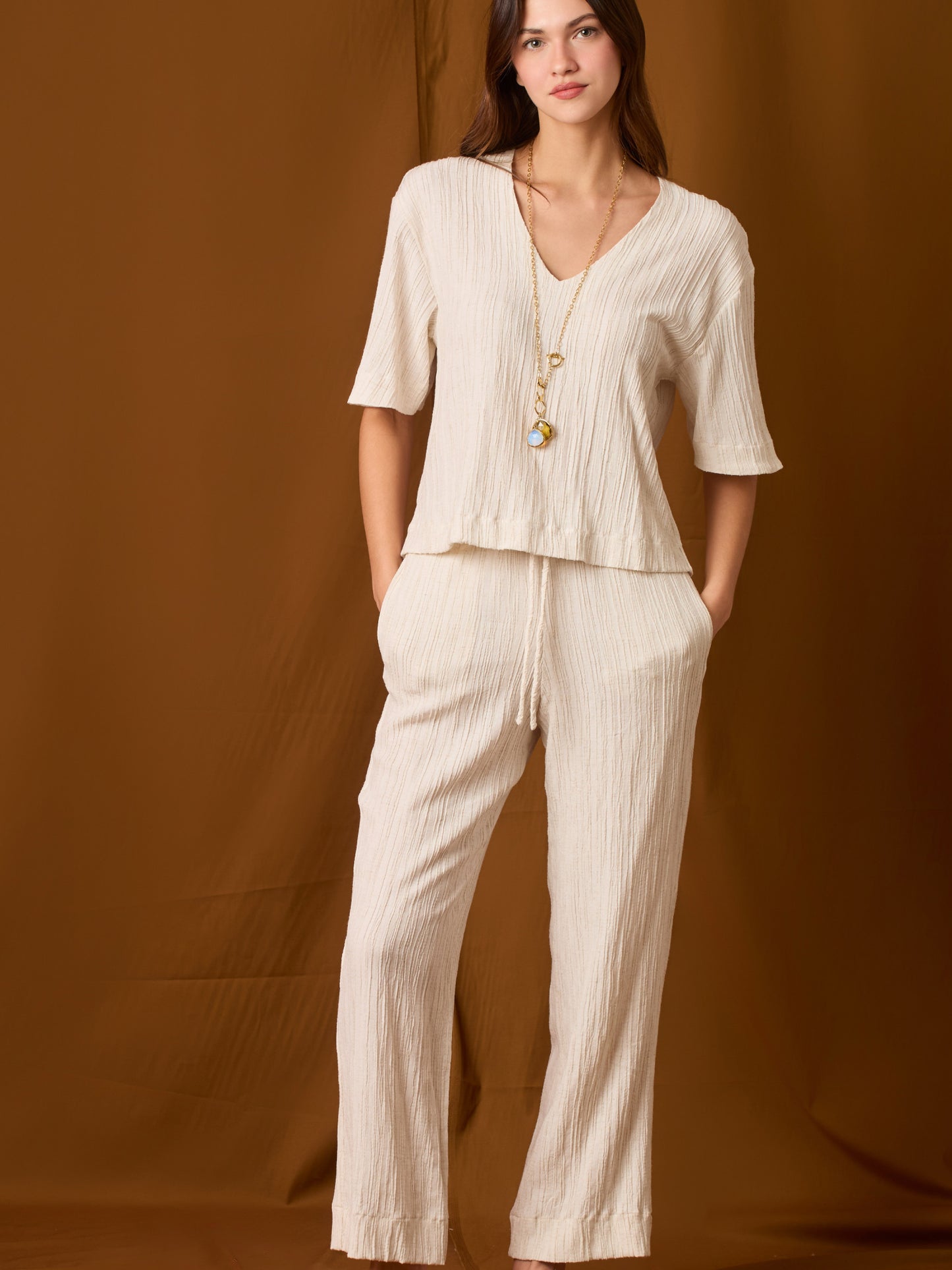 Pantalón Picasso Blanco Perla