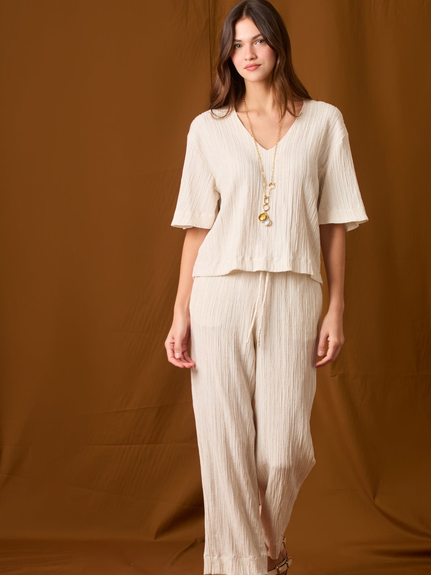 Blusa Picasso Blanco Perla