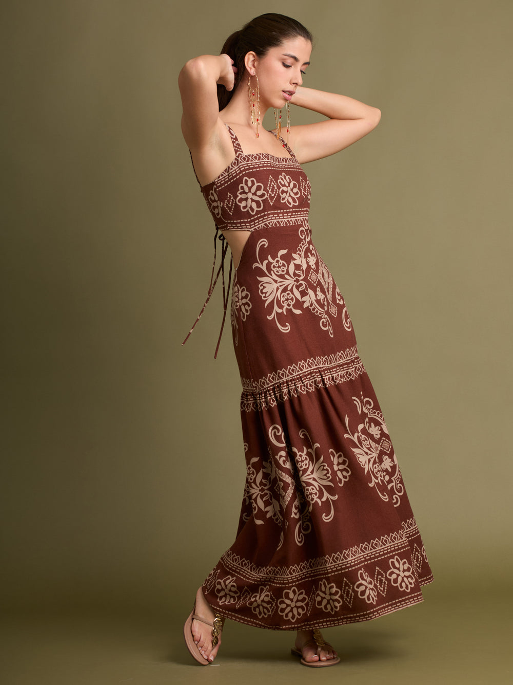 Vestido Largo Evonne Cafe