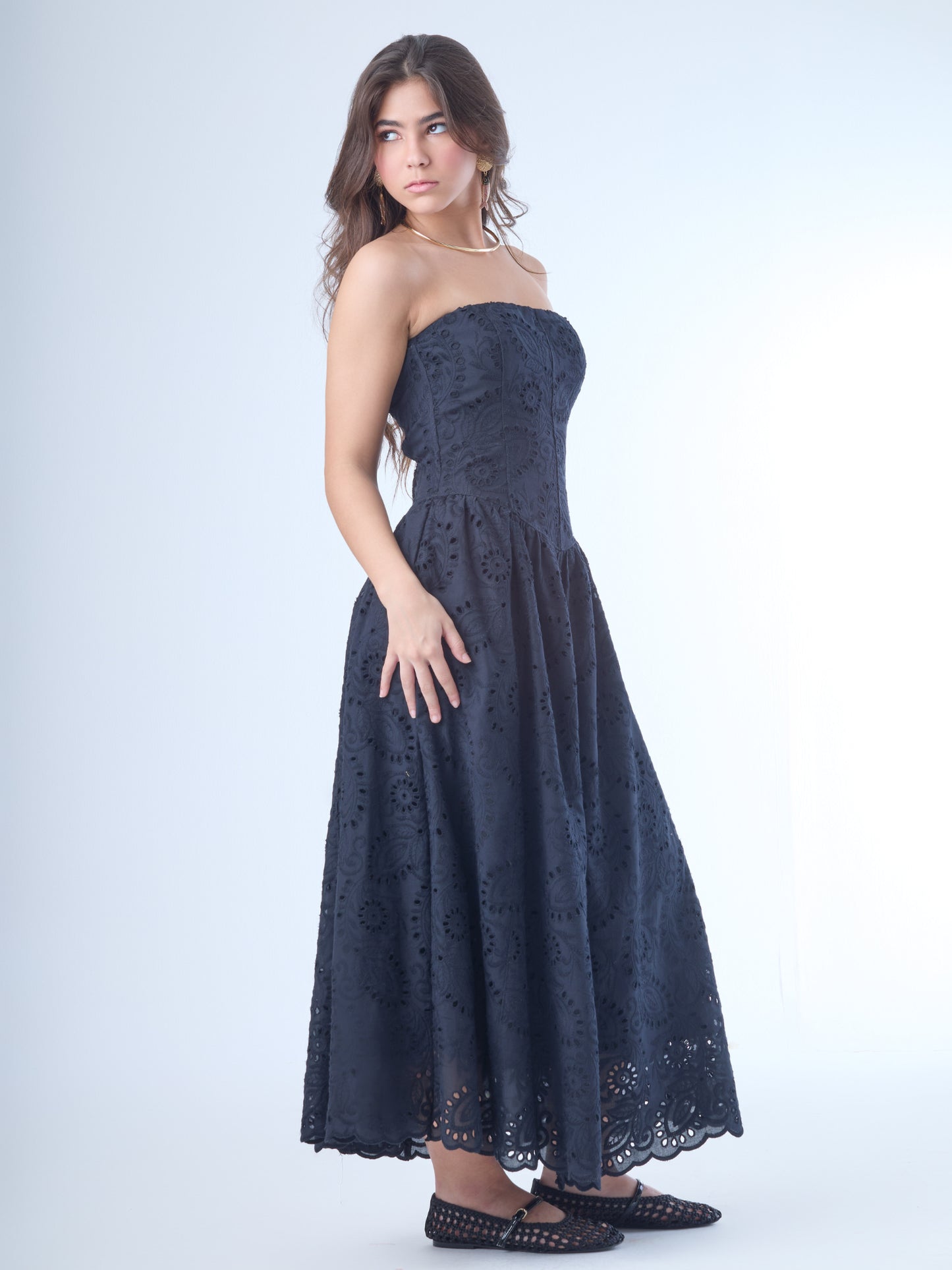 Vestido Largo Murielle Negro