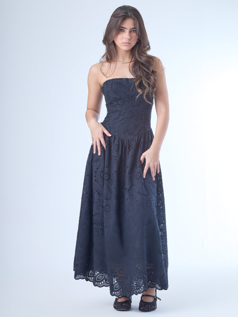 Vestido Largo Murielle Negro