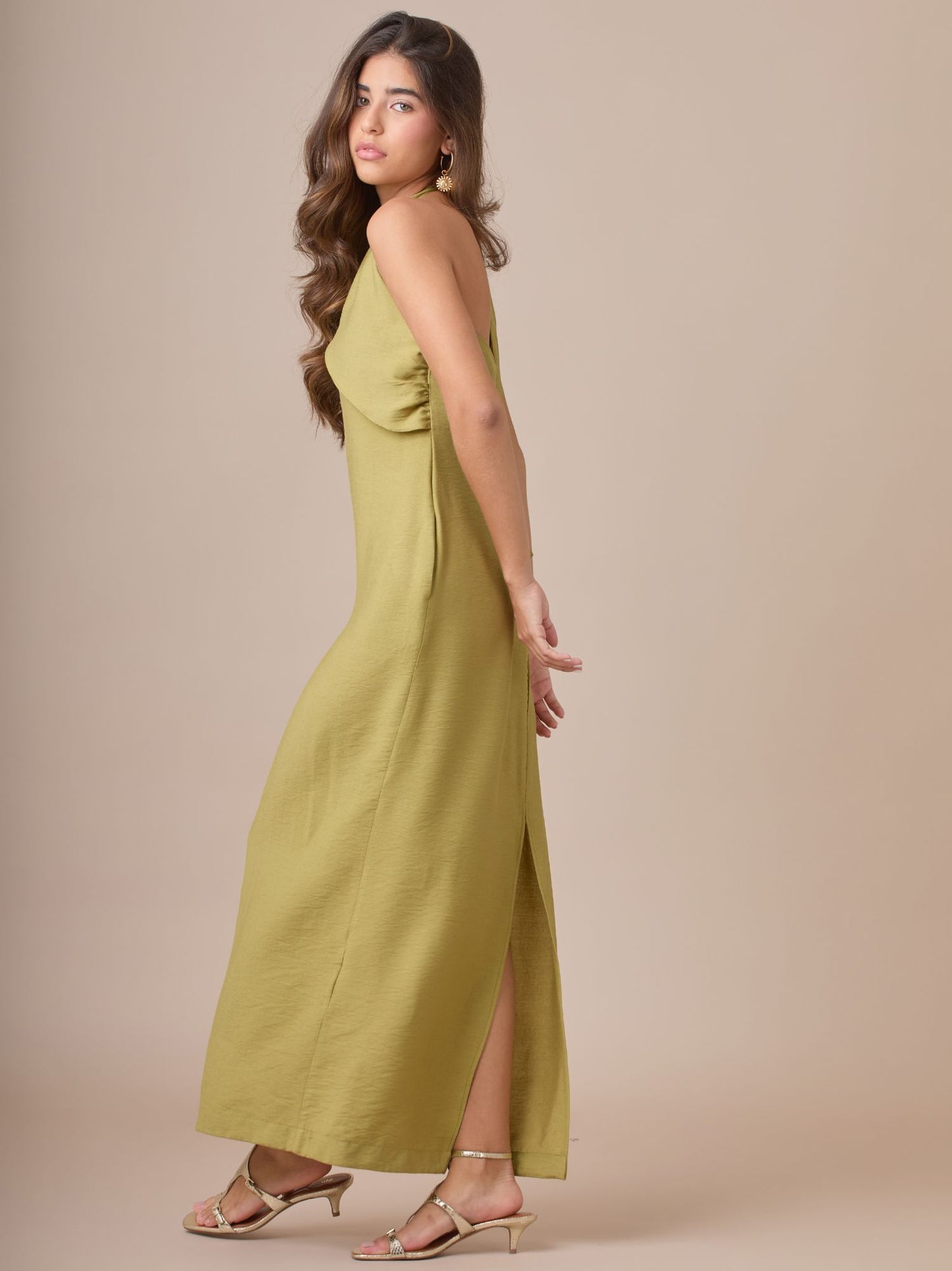 Vestido Largo Lottise Verde