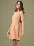 Vestido Corto Narumi Camel