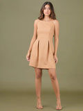 Vestido Corto Narumi Camel