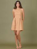 Vestido Corto Narumi Camel