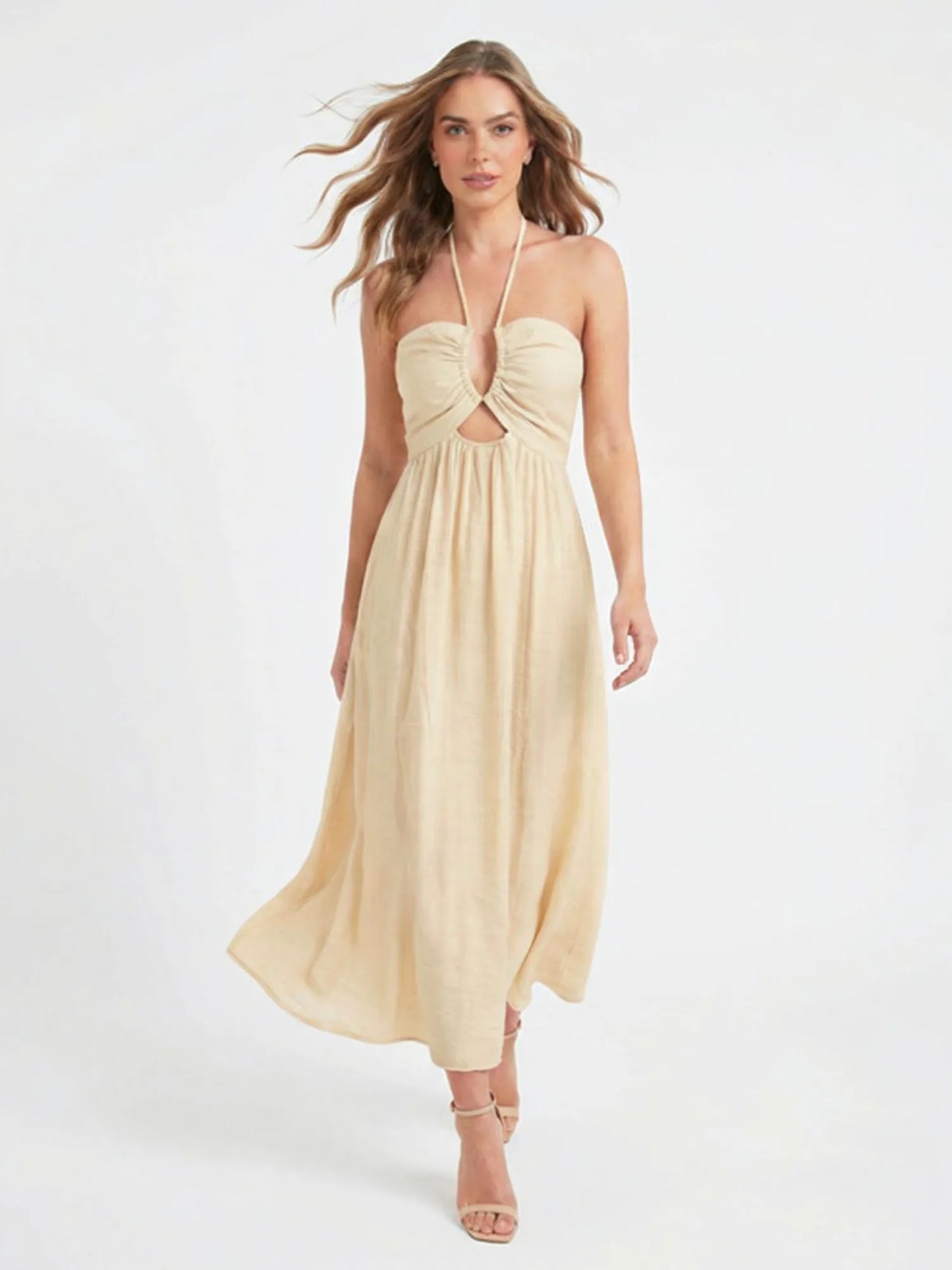 Vestido Largo Miyu Amarillo