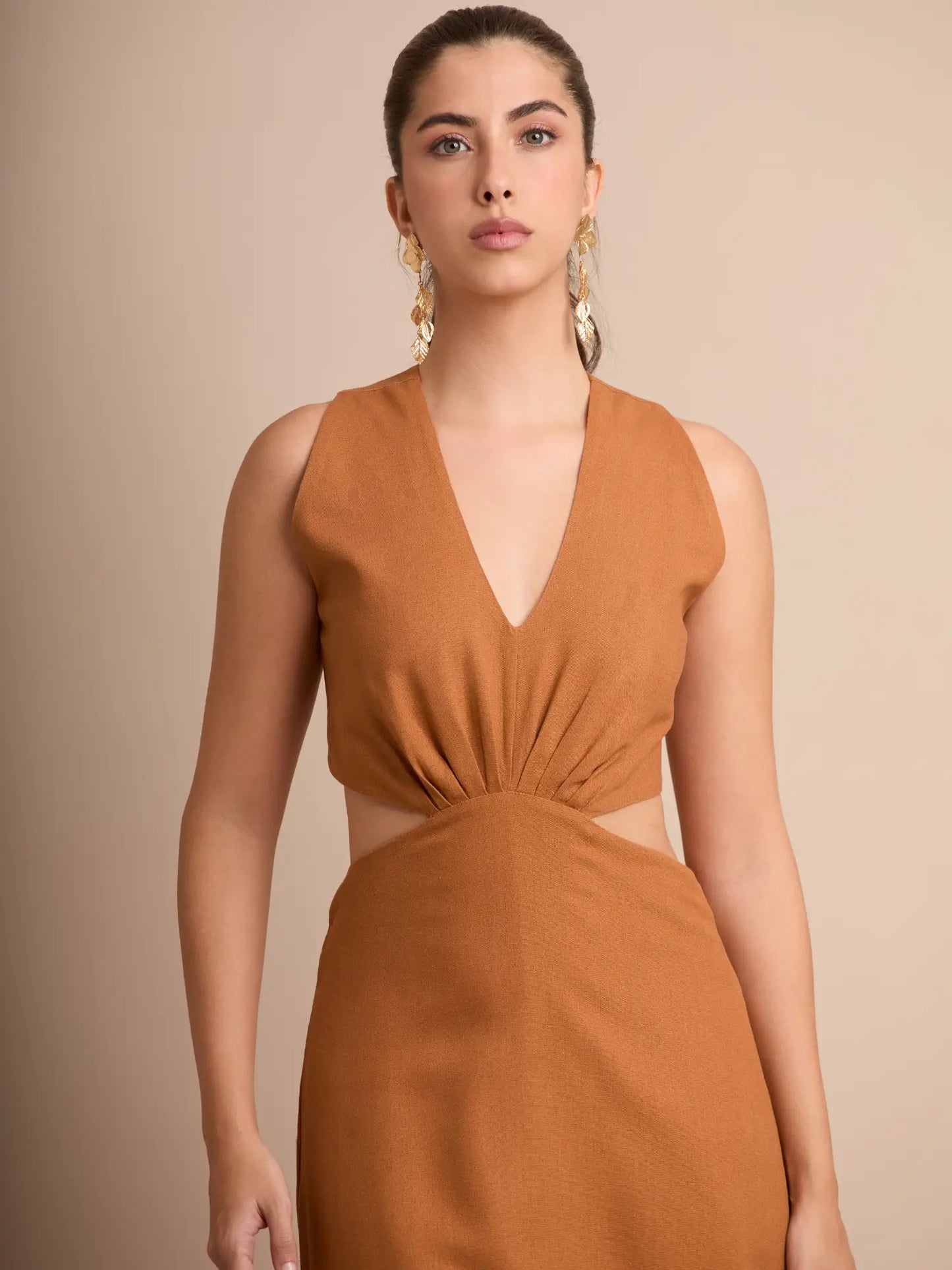 Vestido Largo Takiana Cafe