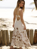 Vestido Largo Albahaca Blanco