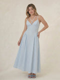 Vestido Largo Ikia Baby Blue