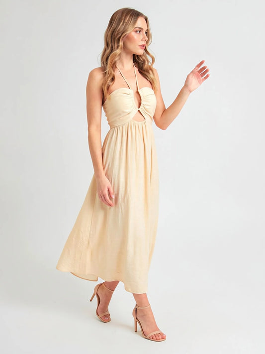 Vestido Largo Miyu Amarillo