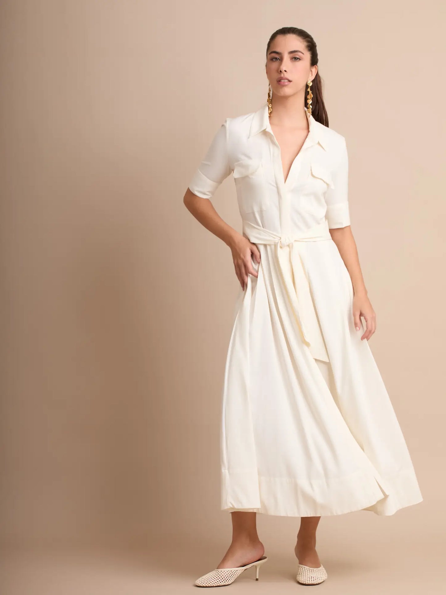 Vestido Largo Toledo Blanco