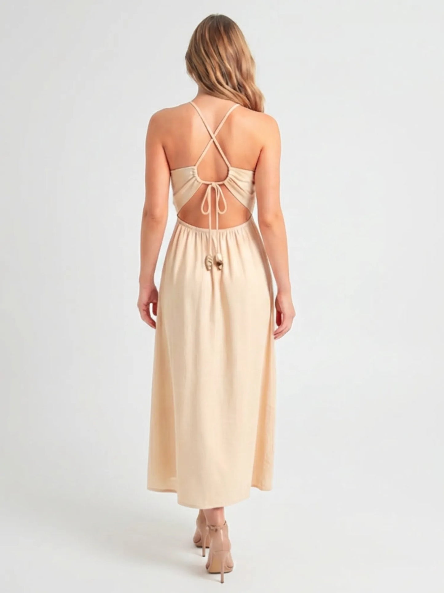 Vestido Largo Miyu Amarillo