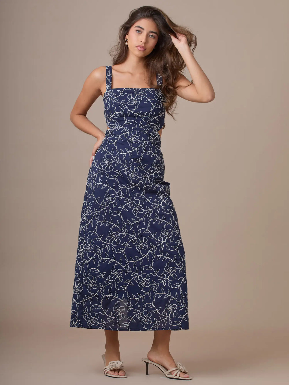 Vestido Largo Vennus Navy