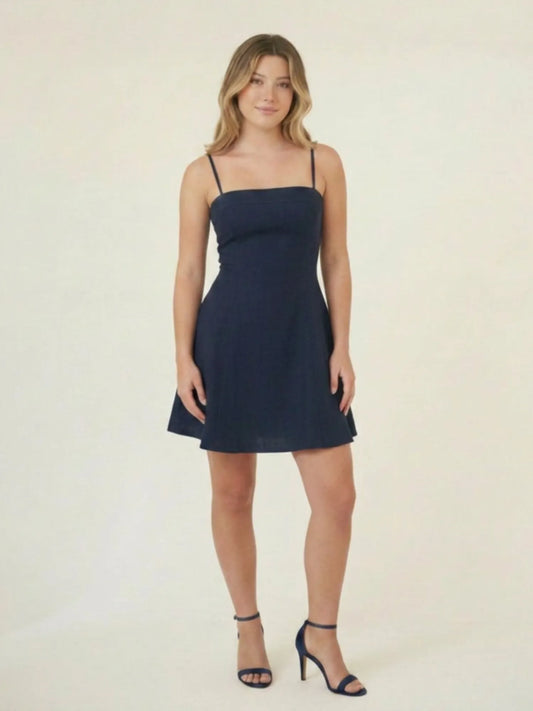 Vestido Corto Eugenia Navy