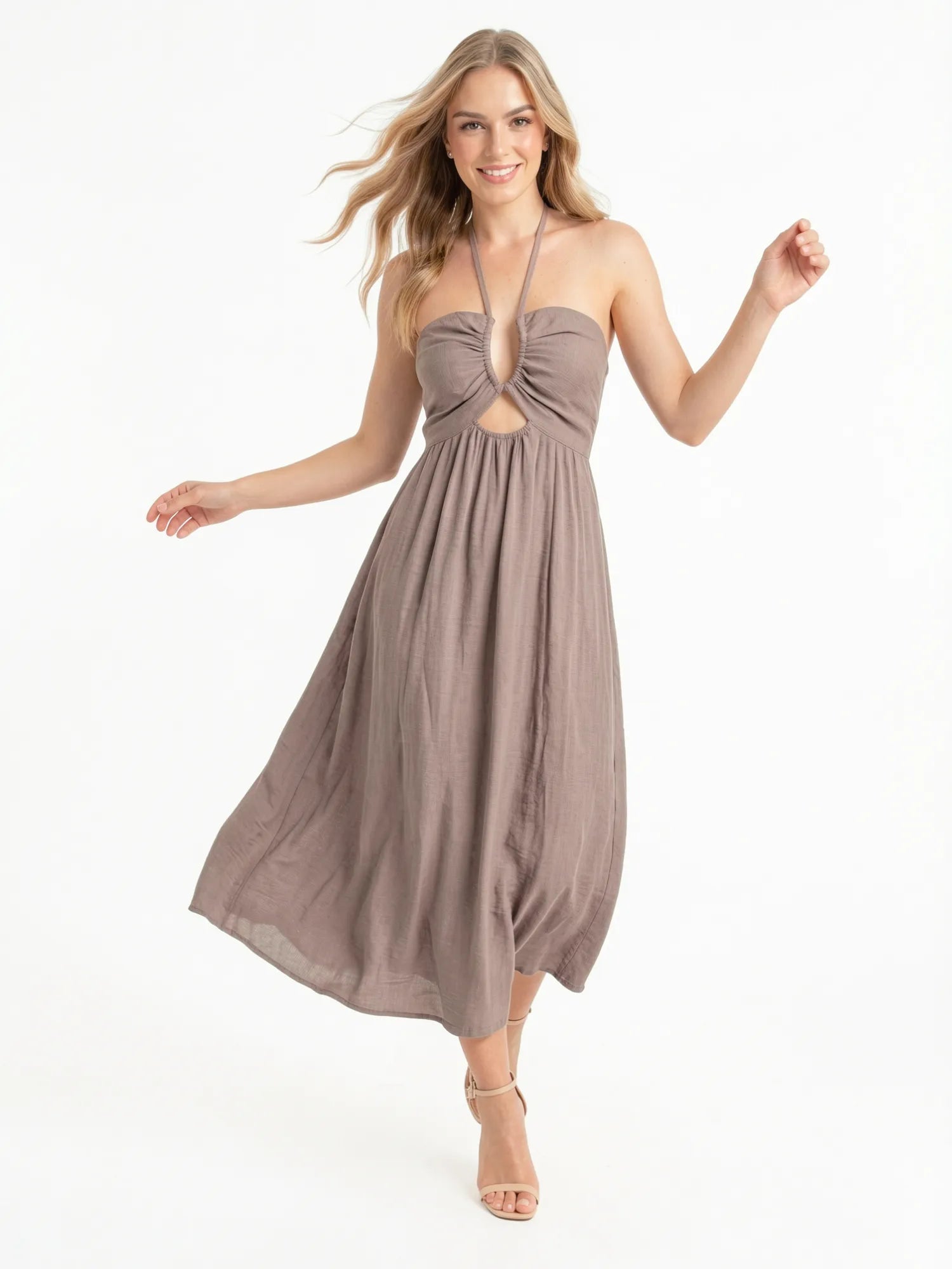 Vestido Largo Miyu Cafe