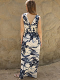 Vestido Largo Ivonna Azul