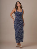 Vestido Largo Vennus Navy