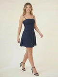 Vestido Corto Eugenia Navy