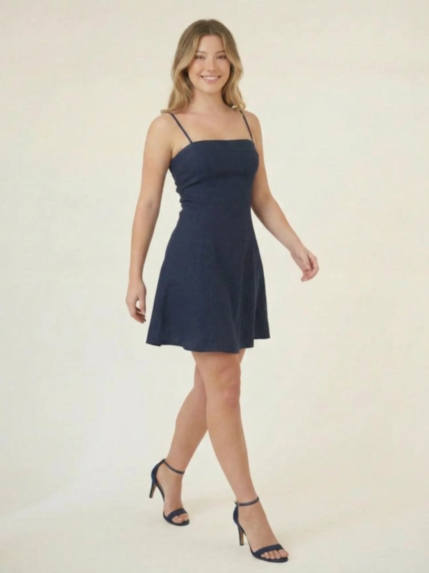 Vestido Corto Eugenia Navy