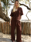 Blusa Genoveva Café