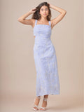Vestido Largo Vennus Baby Blue