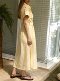 Vestido Largo Azara Amarillo