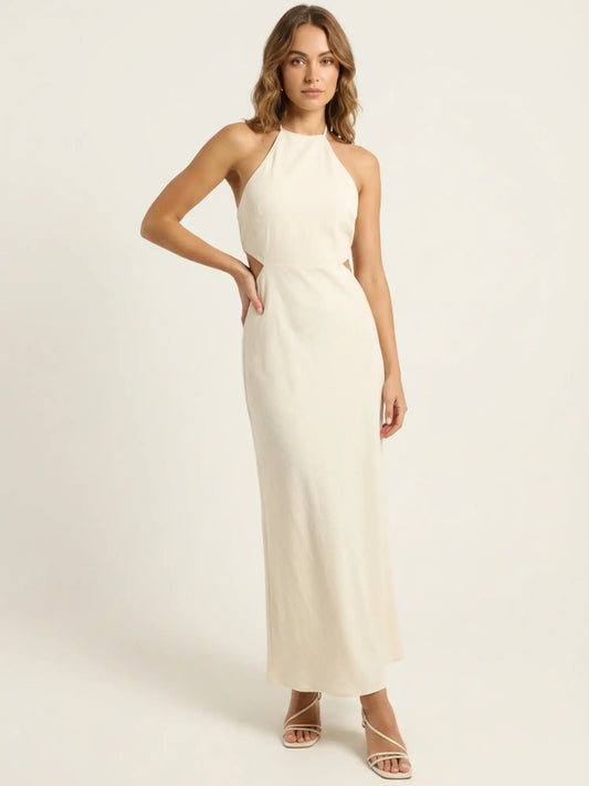 Vestido Largo Valerie Ivory