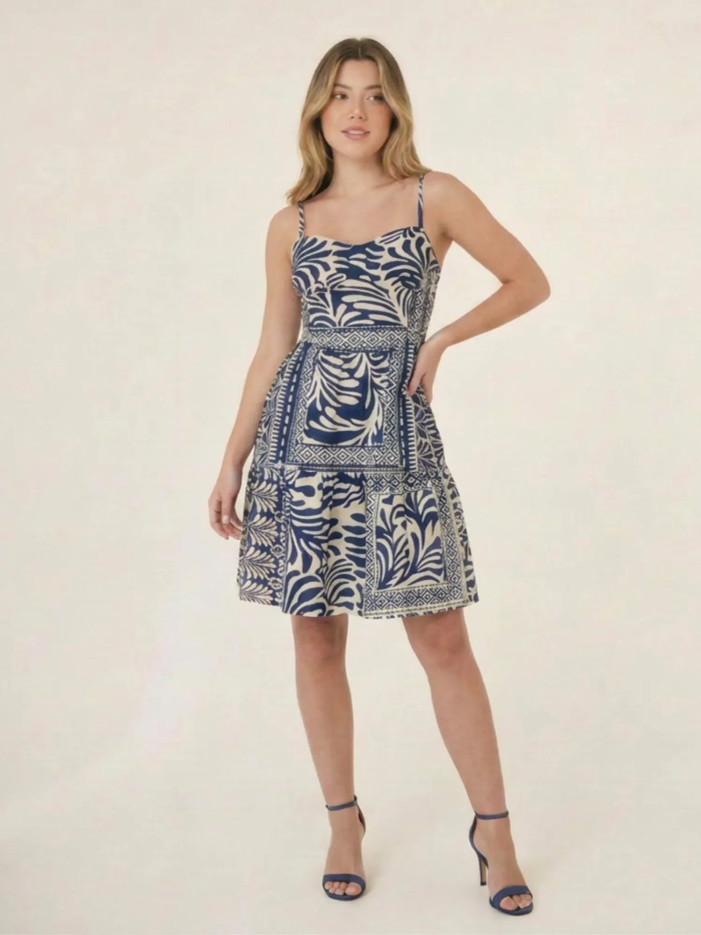 Vestido Corto Mariela Navy