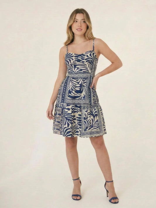 Vestido Corto Mariela Navy