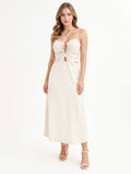 Vestido Largo Bellina Sand
