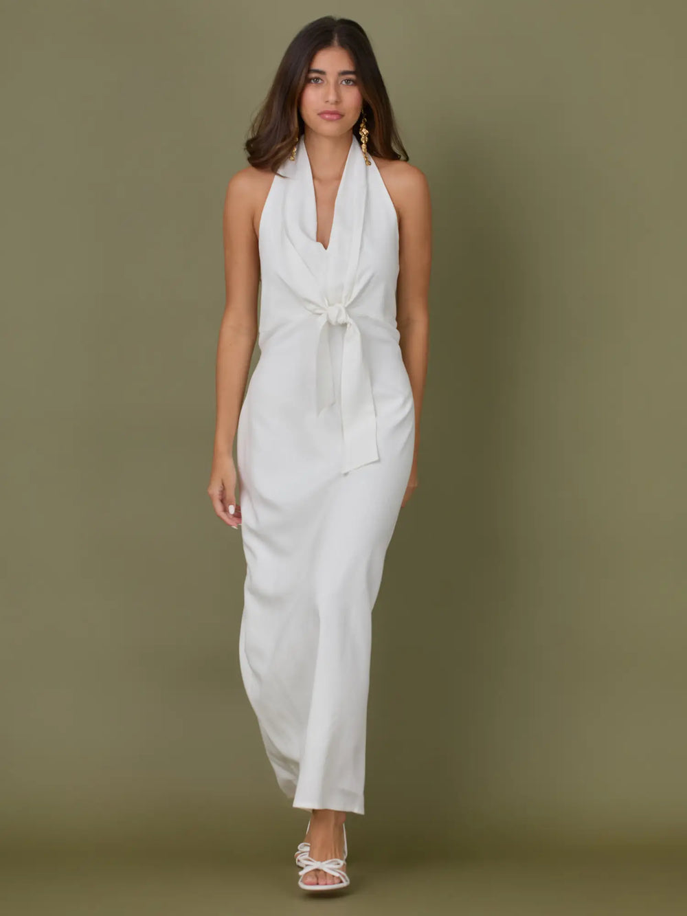 Vestido Largo Kirk Blanco